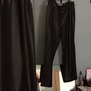 Leather pant inseam about 28 inches